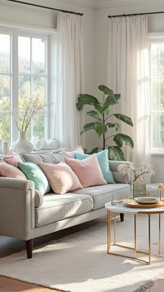 grey couch living room