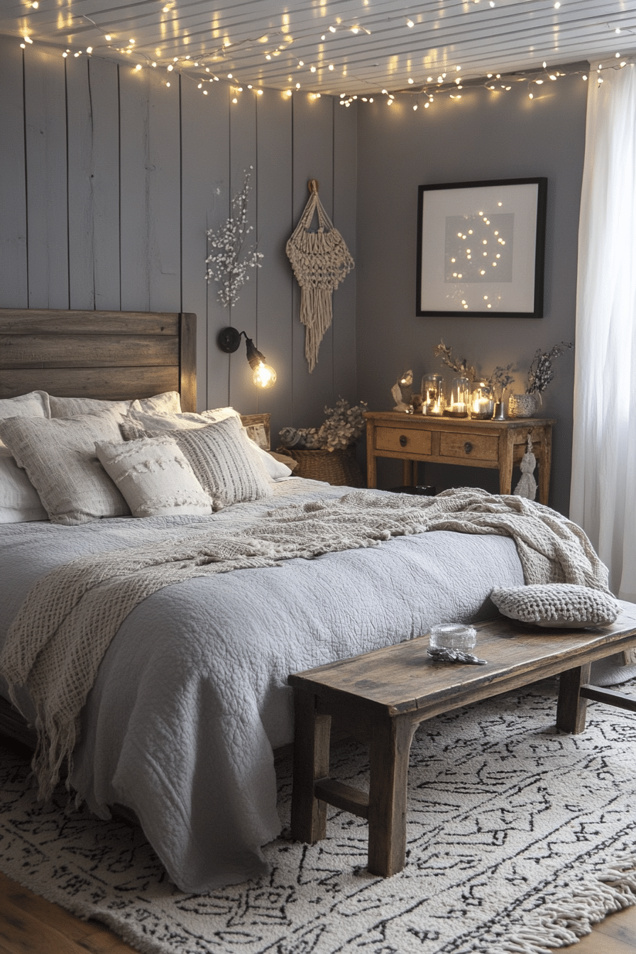 19 Grey Boho Bedroom Ideas to Bring Serenity and Style to Your Home
