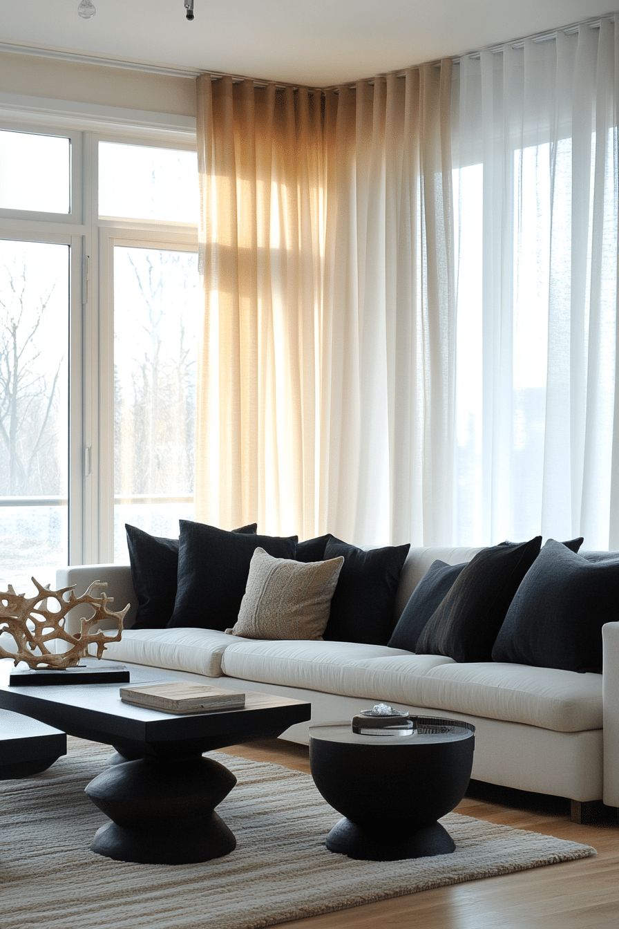 20 Curtains Ideas for Living Room Ideas to Refresh Your Space with Color and Texture