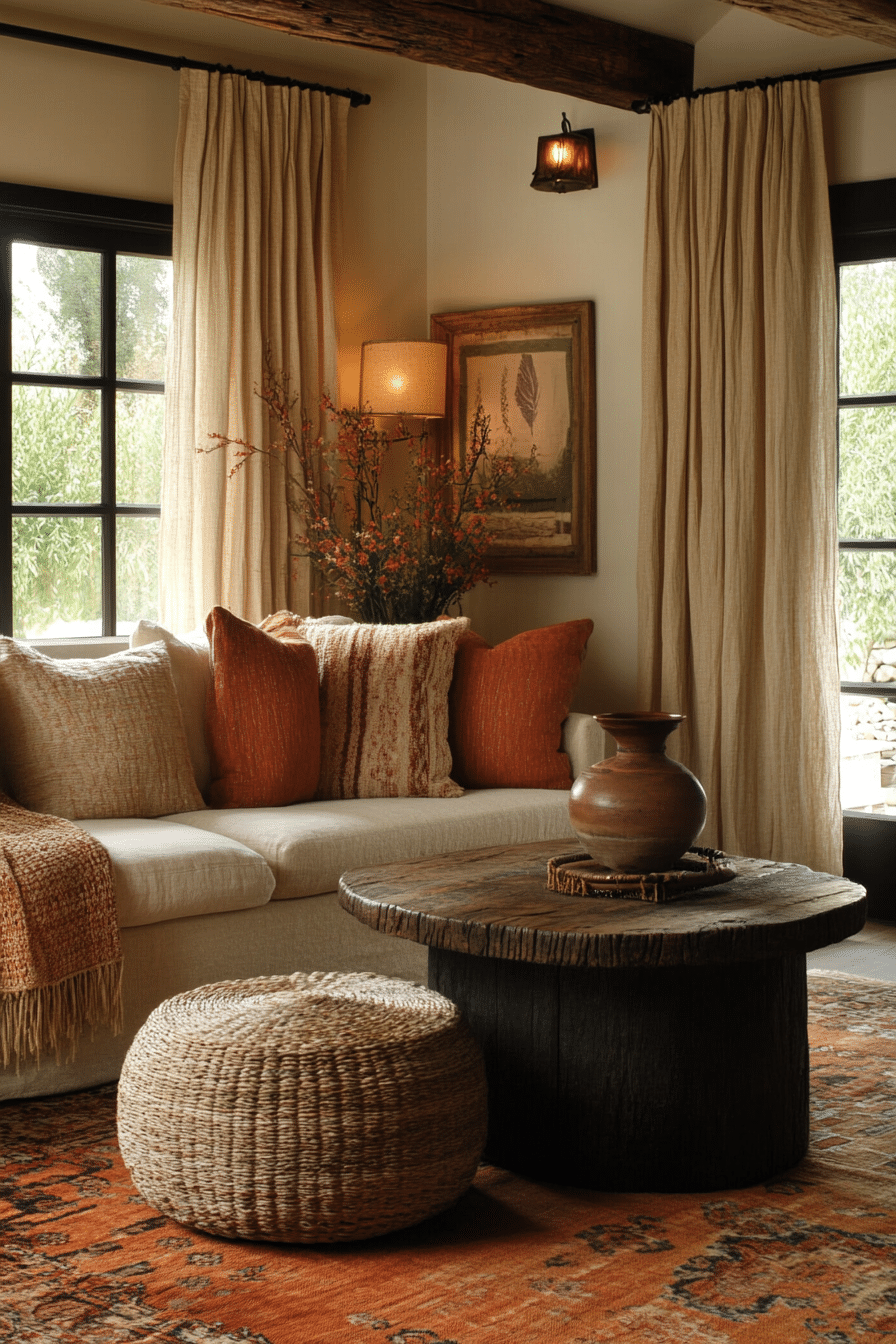 20 Curtains Ideas for Living Room Ideas to Refresh Your Space with Color and Texture