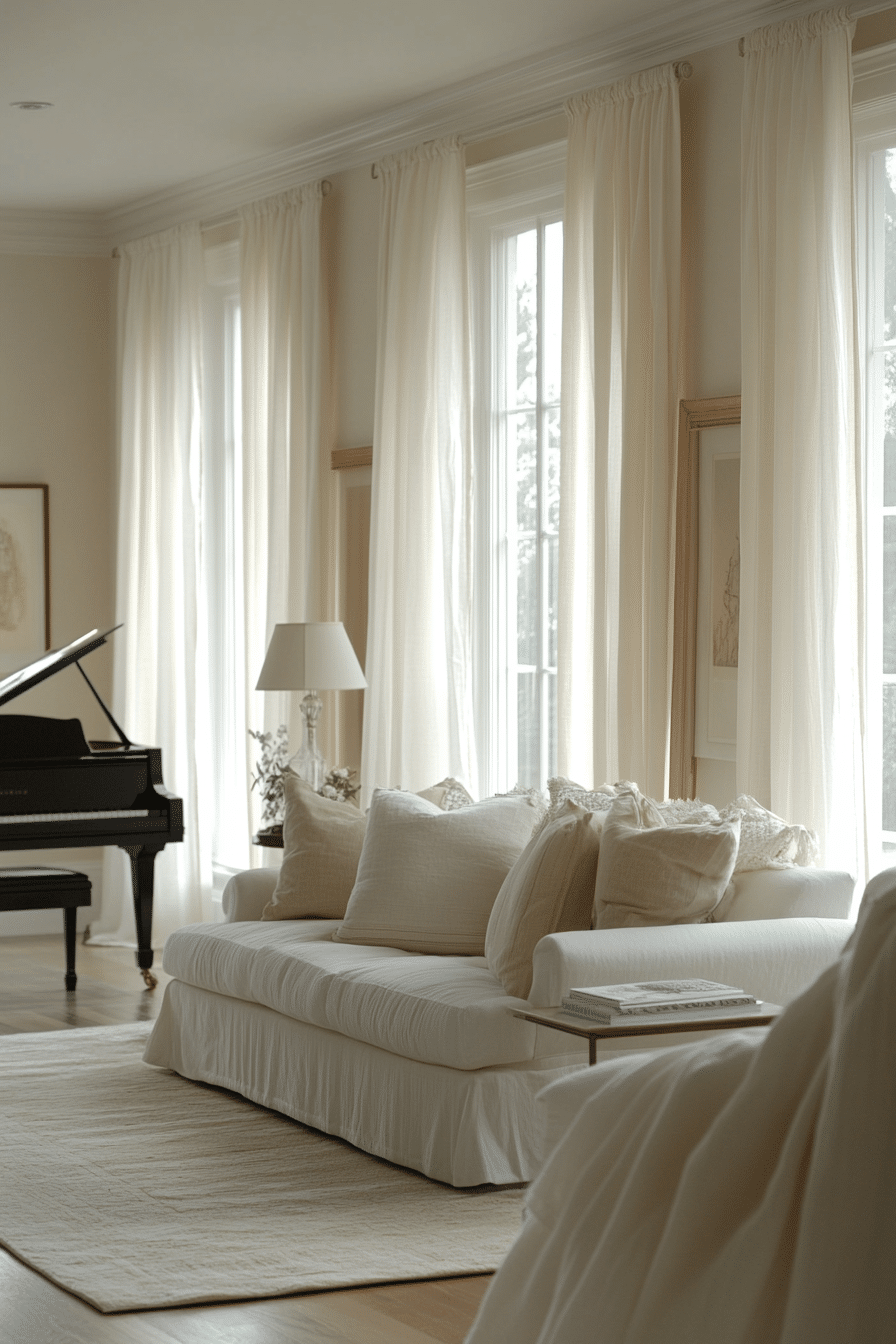 20 Curtains Ideas for Living Room Ideas to Refresh Your Space with Color and Texture