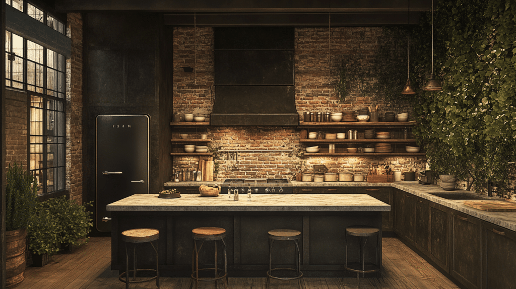 black modern kitchen ideas