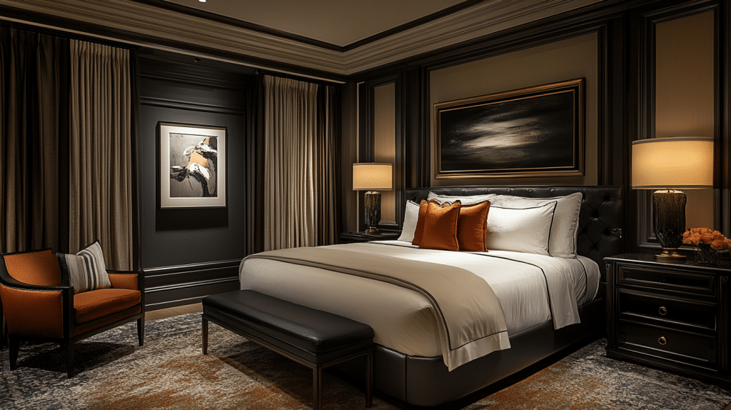 transitional bedroom