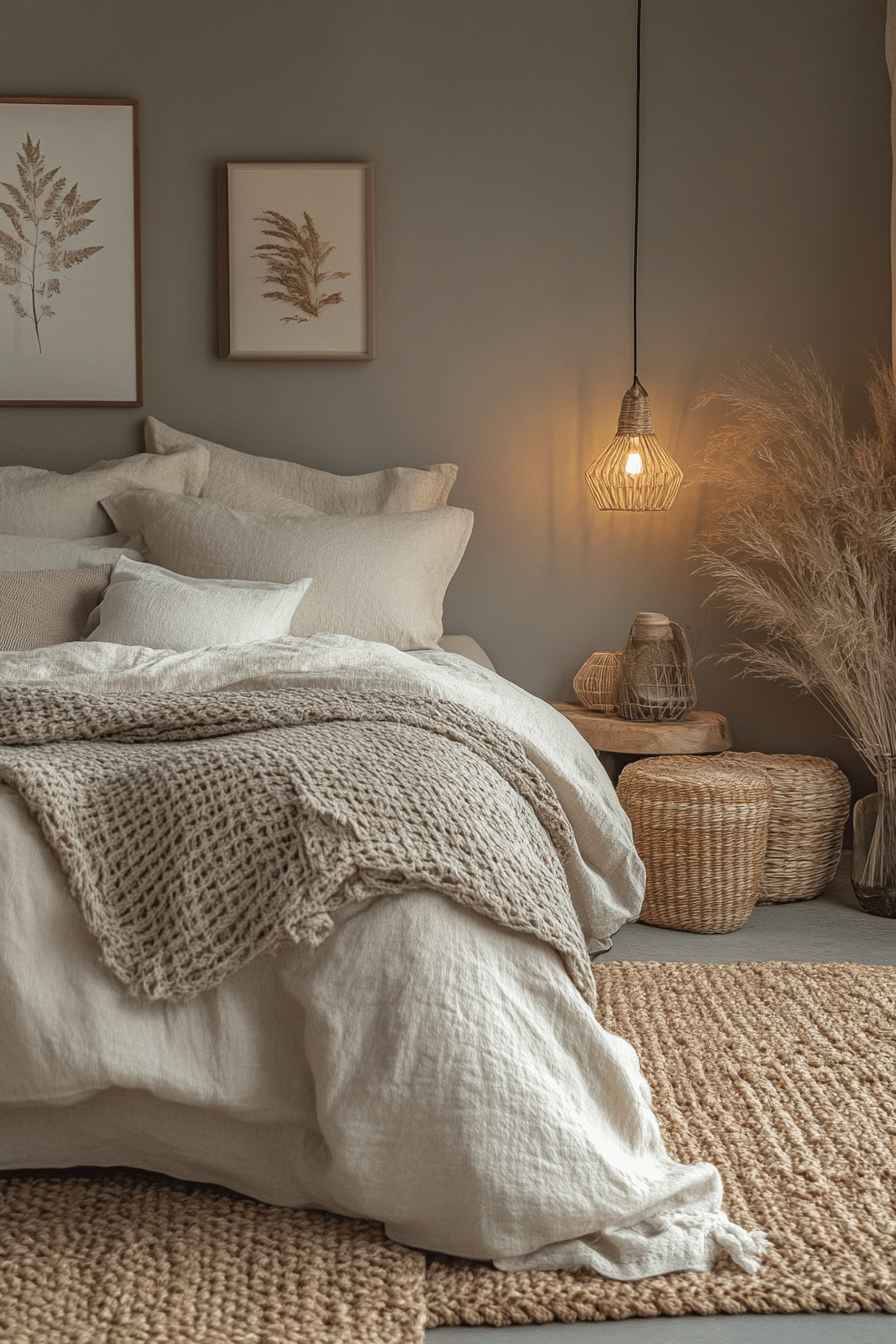 19 Grey Boho Bedroom Ideas to Bring Serenity and Style to Your Home