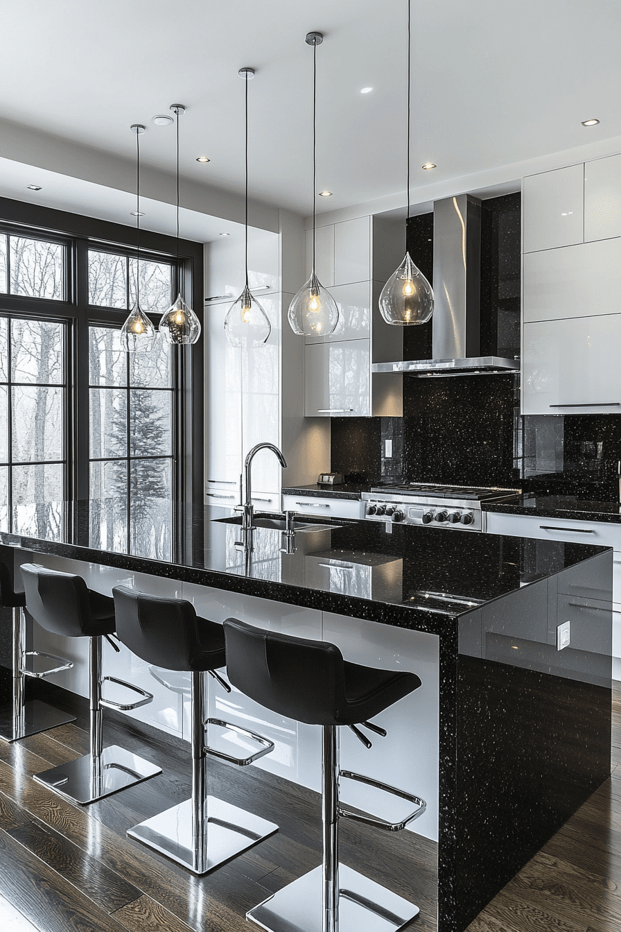 25 Black and White Modern Kitchen Ideas to Add Elegance and Clean Lines to Your Kitchen