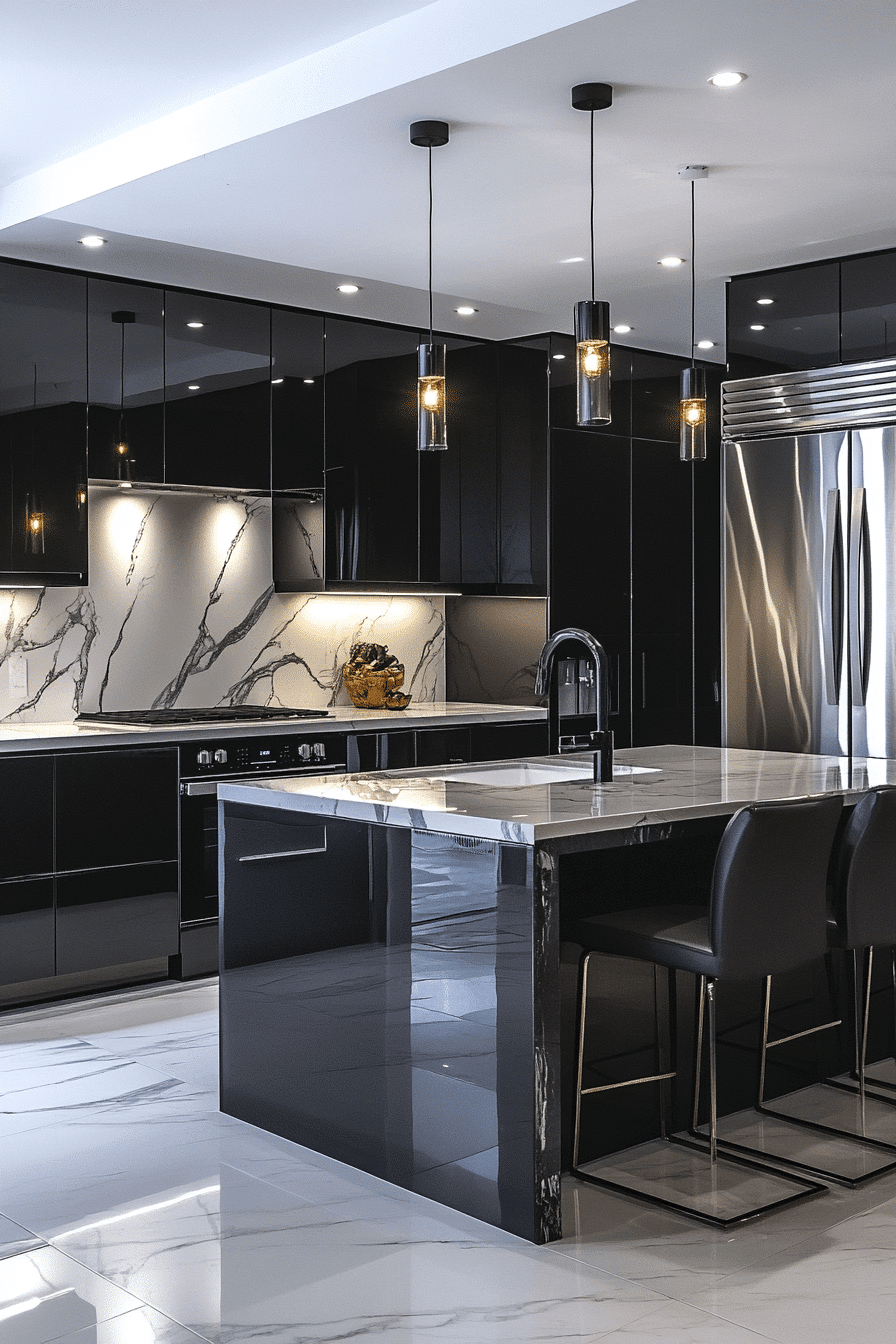 25 Black and White Modern Kitchen Ideas to Add Elegance and Clean Lines to Your Kitchen