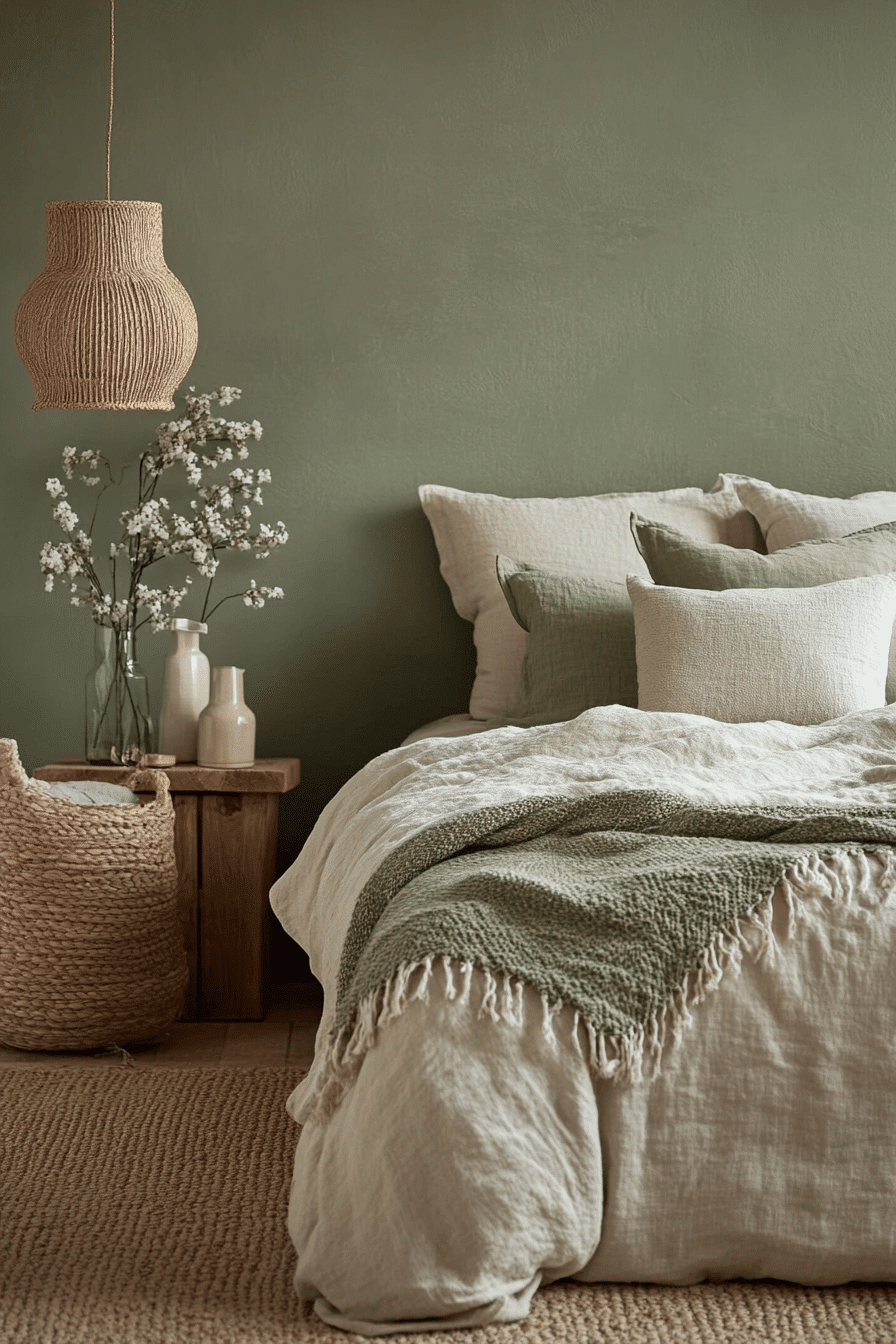 25 Sage Green Farmhouse Bedroom Ideas to Reflect Nature and Simplicity
