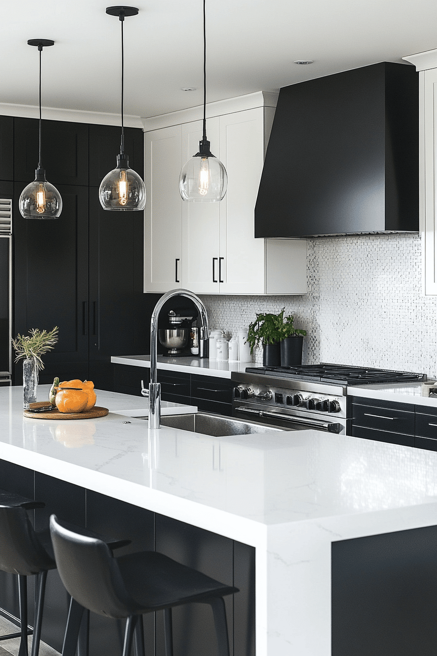 25 Black and White Modern Kitchen Ideas to Add Elegance and Clean Lines to Your Kitchen