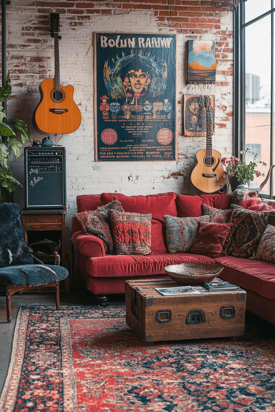 25 Boho Maximalist Living Room Ideas for a Rich and Playful Living Area