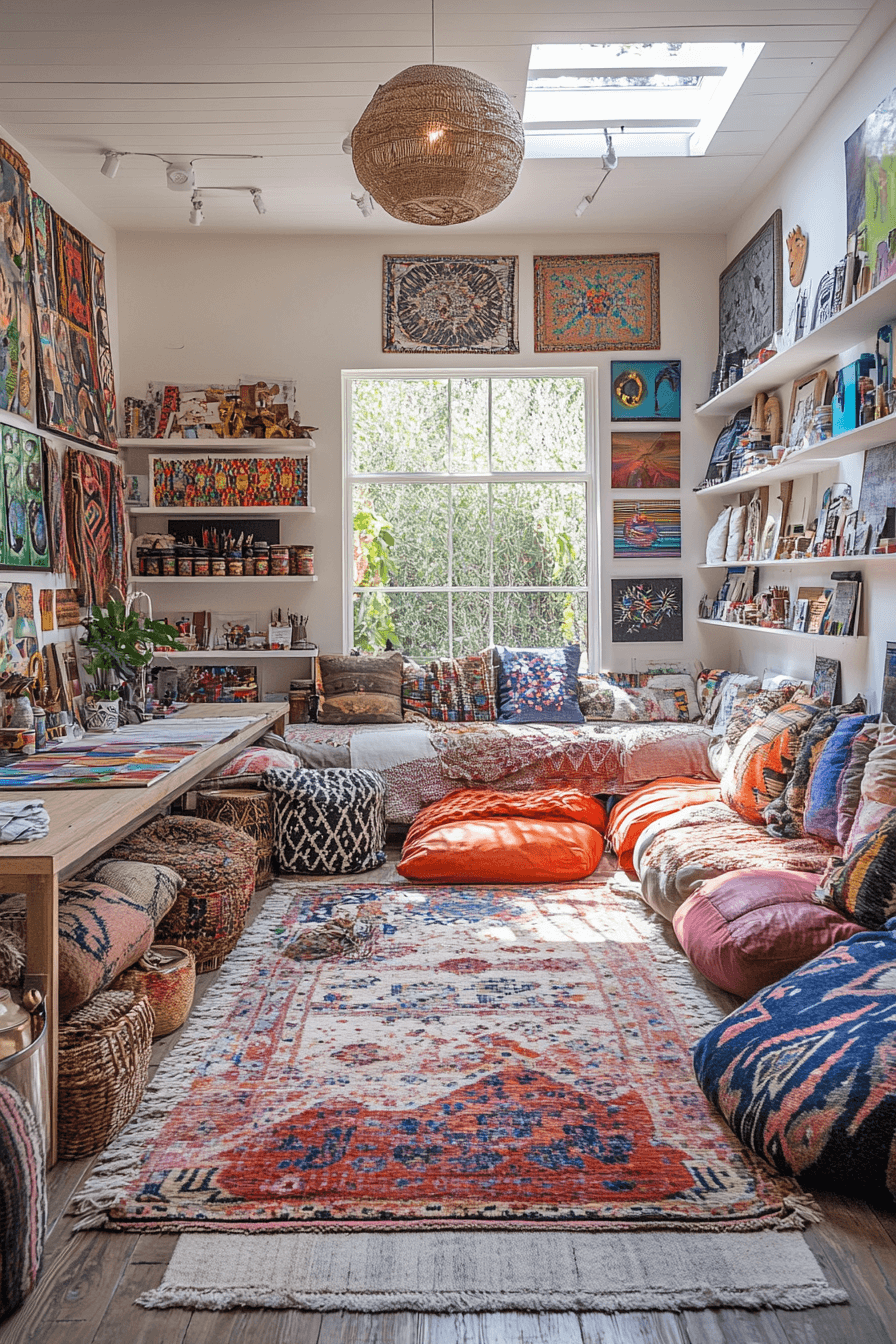 25 Boho Maximalist Living Room Ideas for a Rich and Playful Living Area