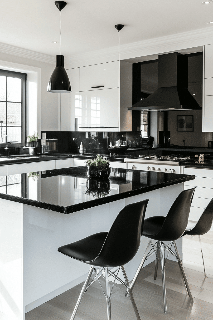 25 Black and White Modern Kitchen Ideas to Add Elegance and Clean Lines to Your Kitchen