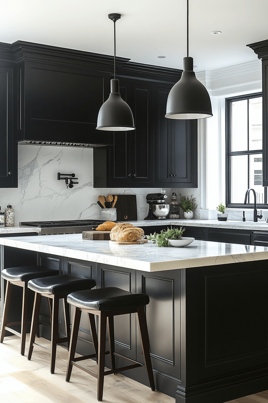 25 Black and White Modern Kitchen Ideas to Add Elegance and Clean Lines to Your Kitchen