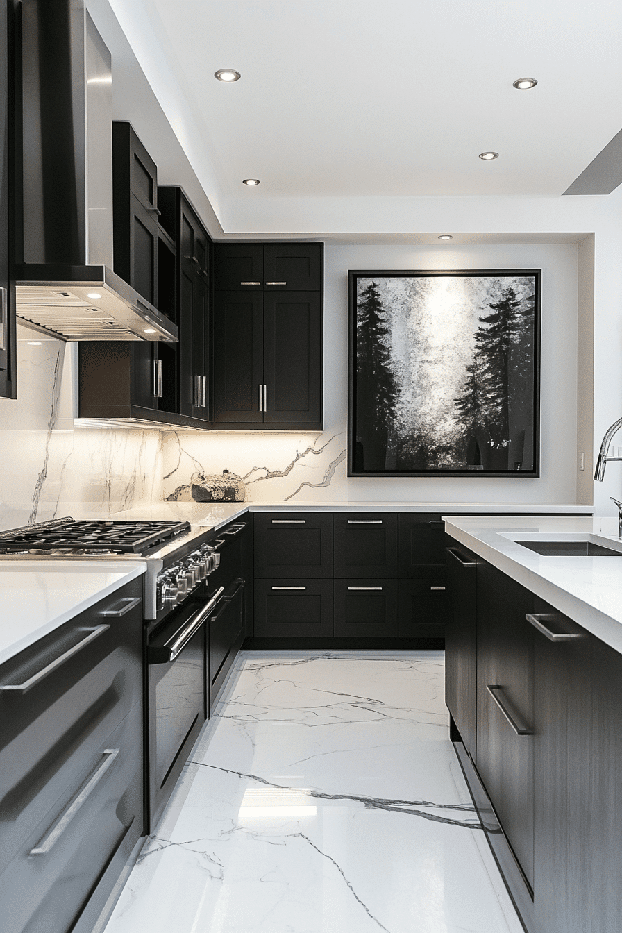 25 Black and White Modern Kitchen Ideas to Add Elegance and Clean Lines to Your Kitchen