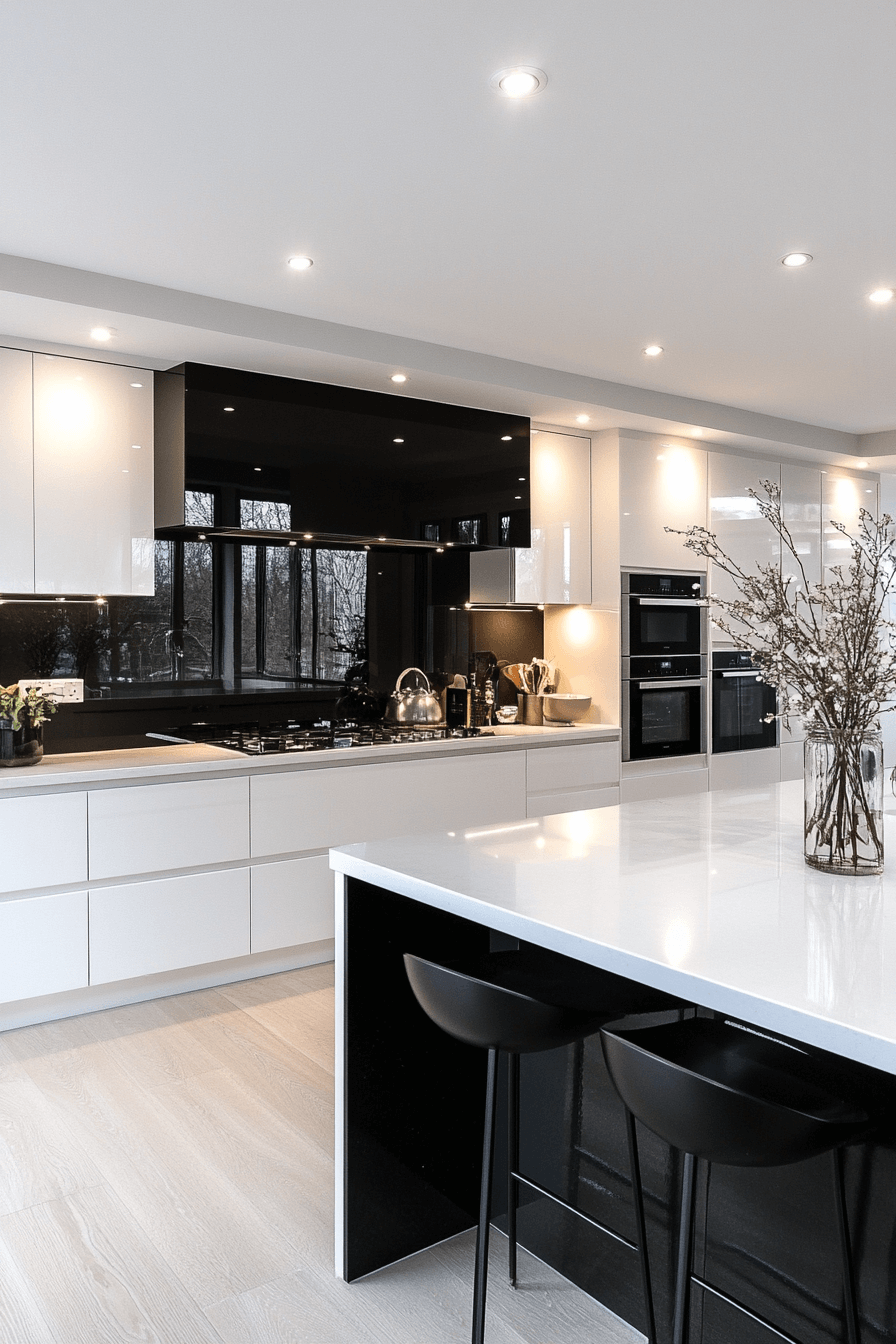 25 Black and White Modern Kitchen Ideas to Add Elegance and Clean Lines to Your Kitchen