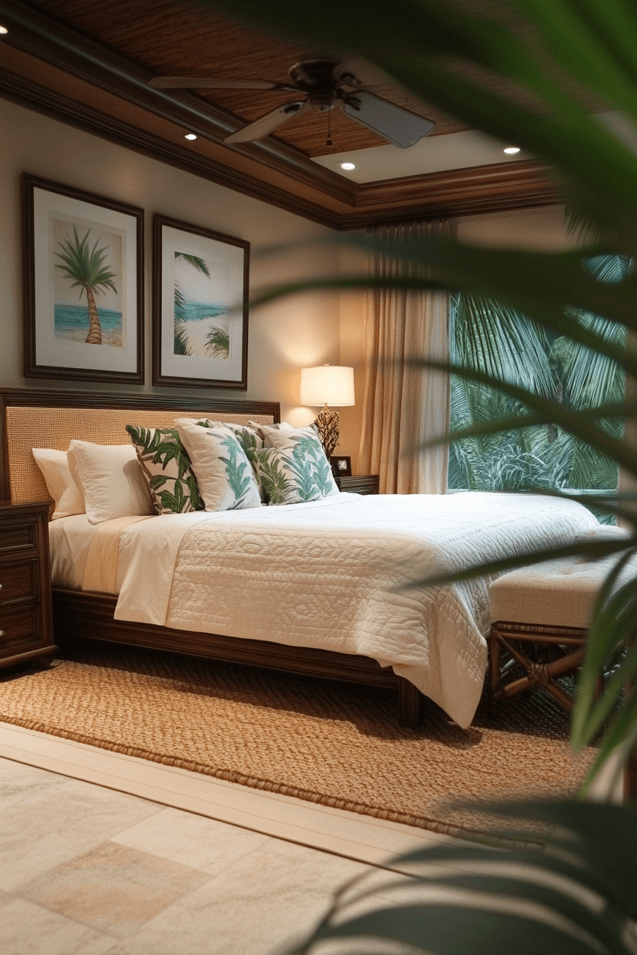 25 Tropical Bedrooms for a Bright and Cheerful Bedroom Transformation