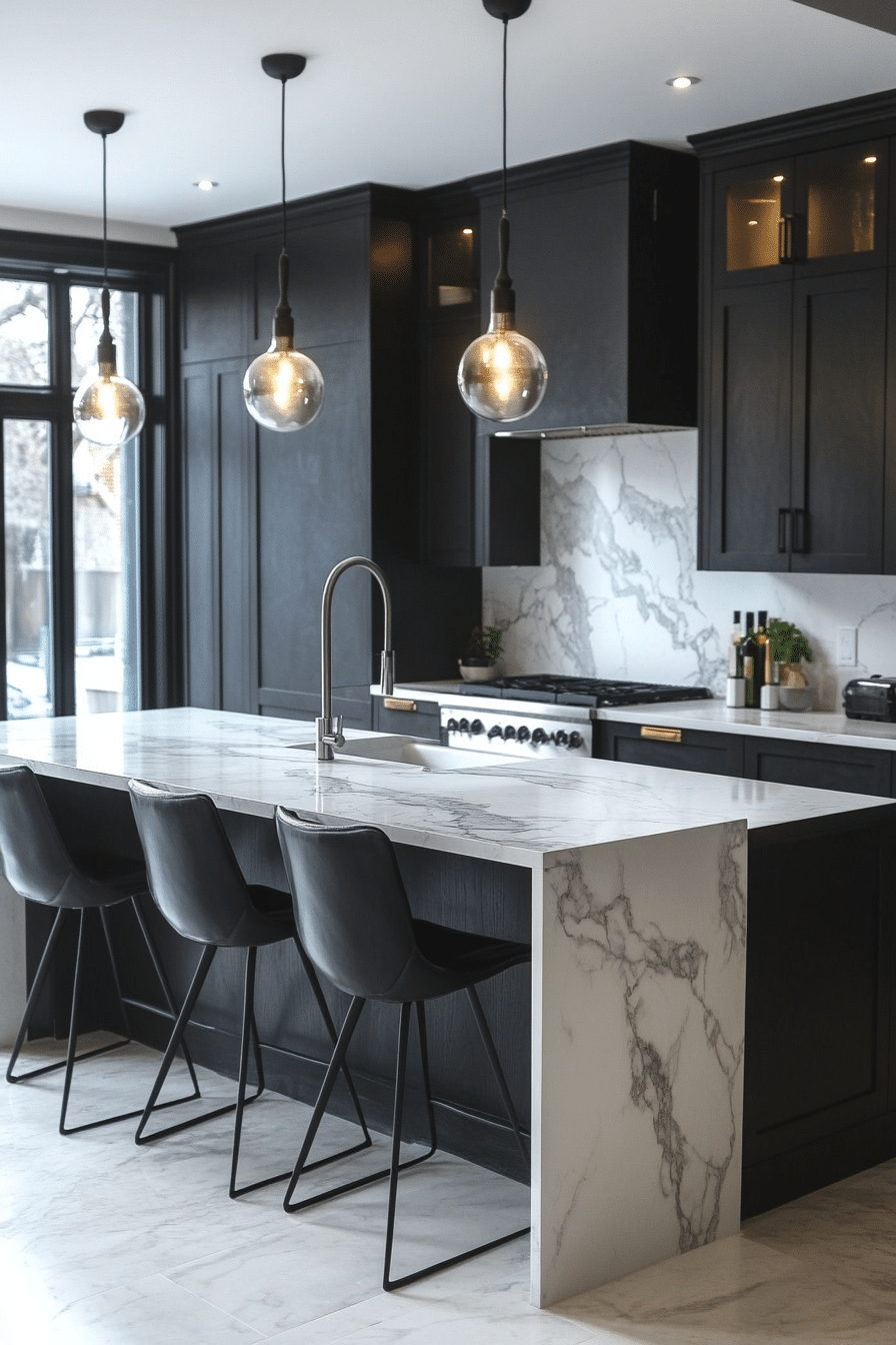 25 Black and White Modern Kitchen Ideas to Add Elegance and Clean Lines to Your Kitchen