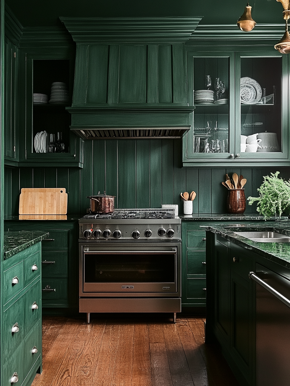 Dark Green Kitchen Cabinets: The Bold Design Choice That'll Make Your Kitchen Sing