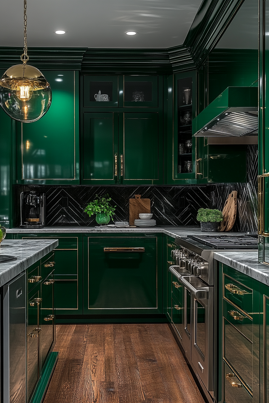 Emerald Green Kitchen Cabinets: A Bold Design Revolution for Modern Homes