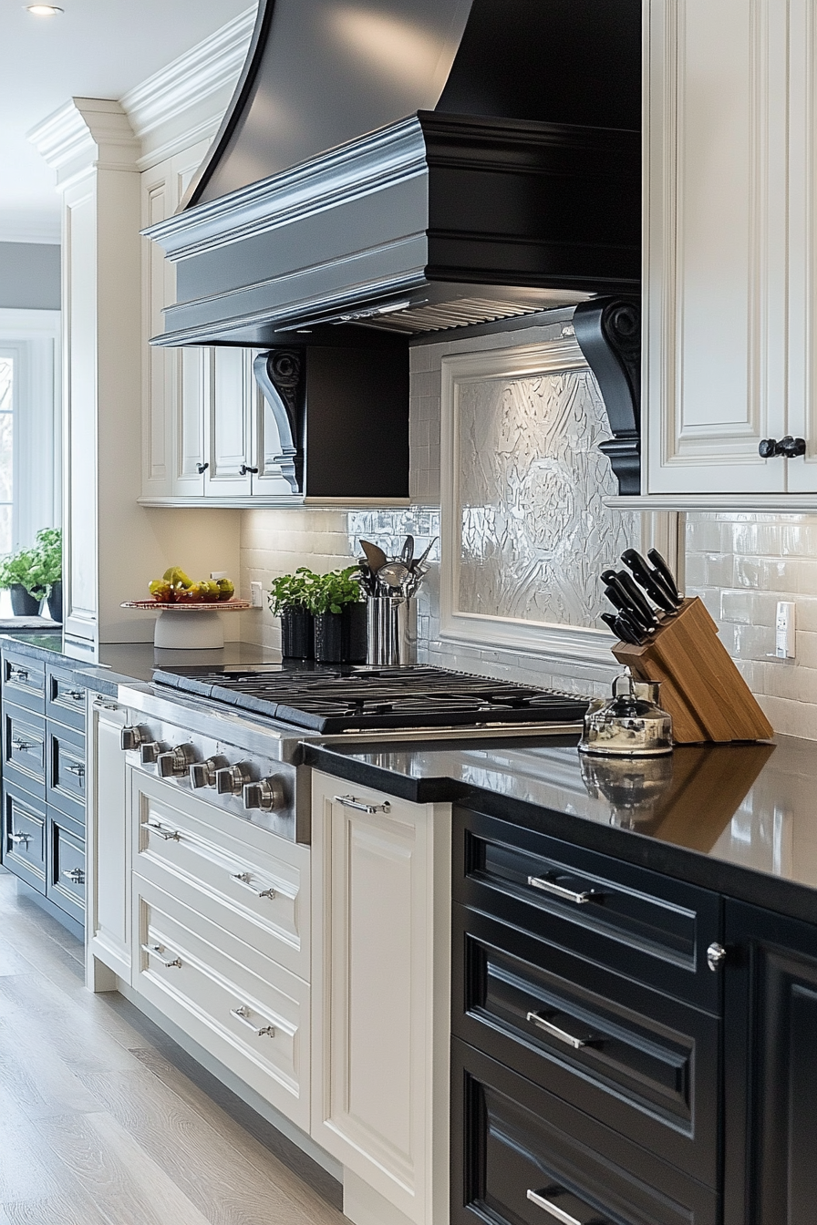 Black and White Kitchen Cabinets: A Timeless Design Guide
