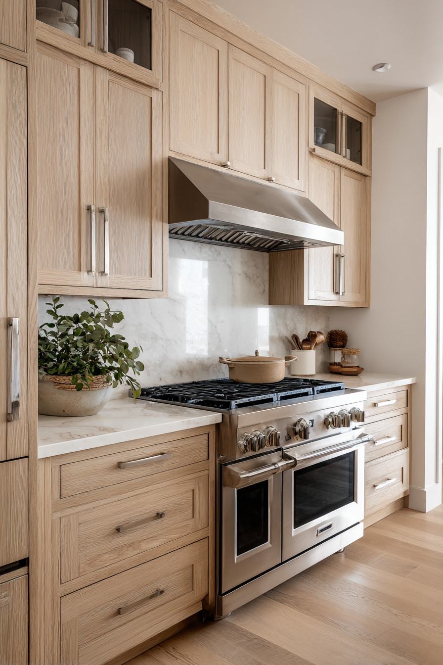 Natural Oak Kitchen Cabinets: The Ultimate Photography and Styling Guide