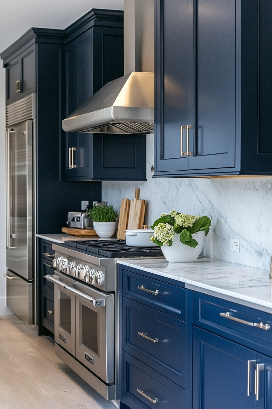 Navy Blue Kitchen Cabinets: The Stylish Makeover Your Kitchen Deserves
