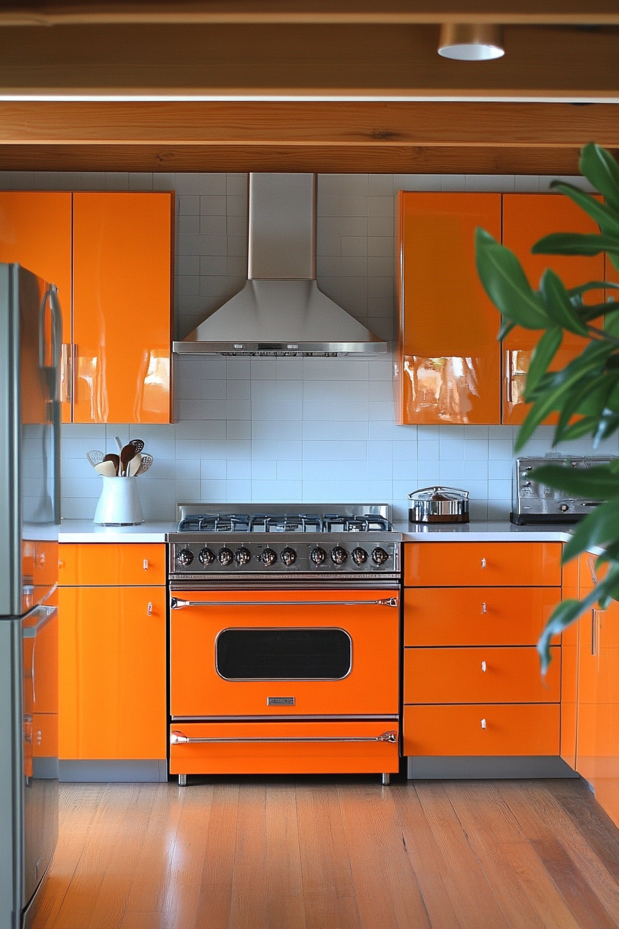 Orange Kitchen Cabinets: Transforming Your Space with Vibrant Energy