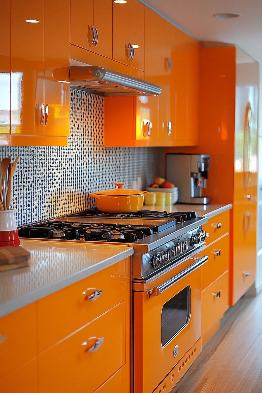 Orange Kitchen Cabinets: Transforming Your Space with Vibrant Energy