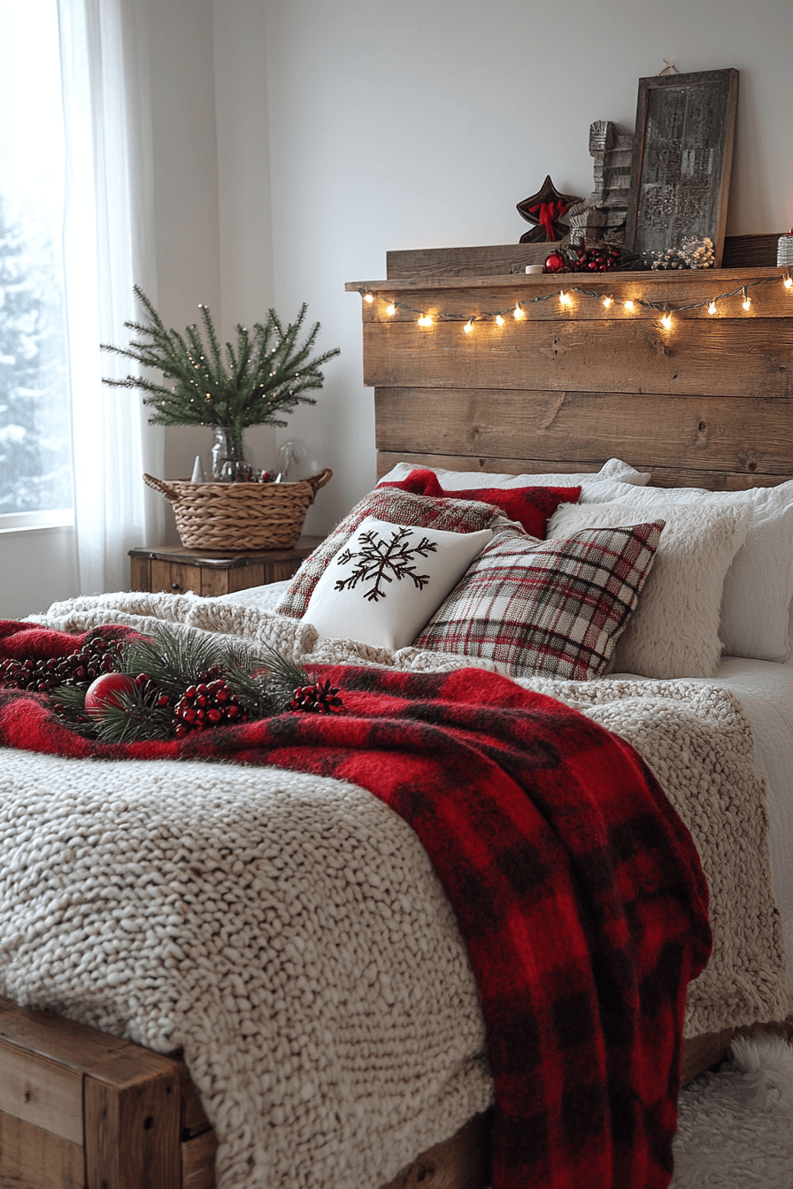 29 Christmas Bedroom Ideas That Make Your Space Shine With Christmas Spirit