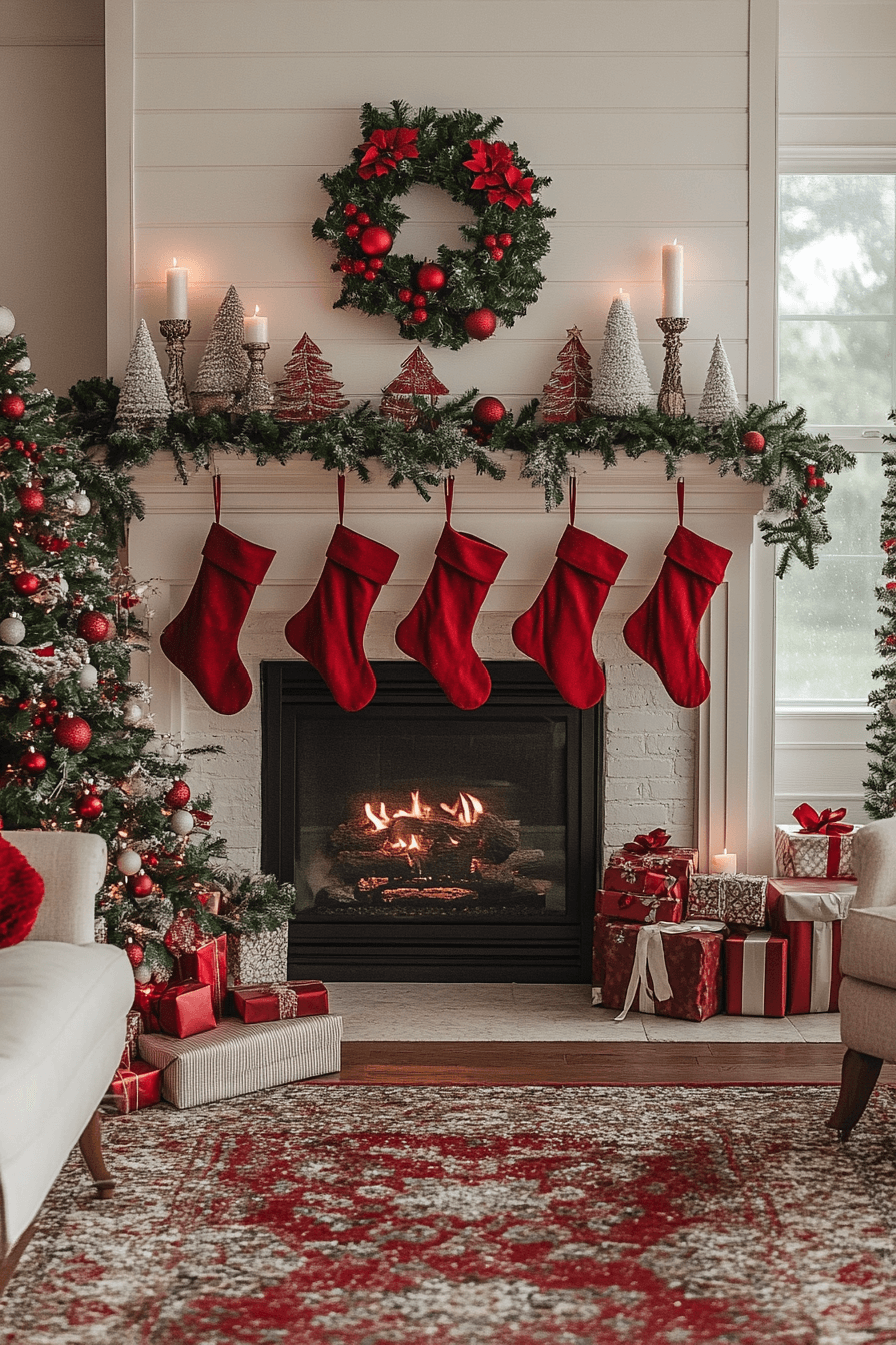 29 Christmas Mantel Decor Ideas That Create the Perfect Cozy Holiday Vibe
