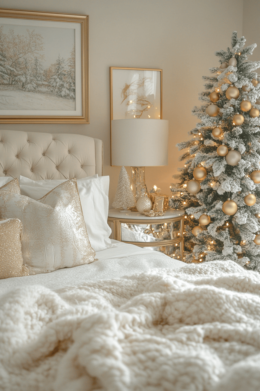 29 Christmas Bedroom Ideas That Make Your Space Shine With Christmas Spirit
