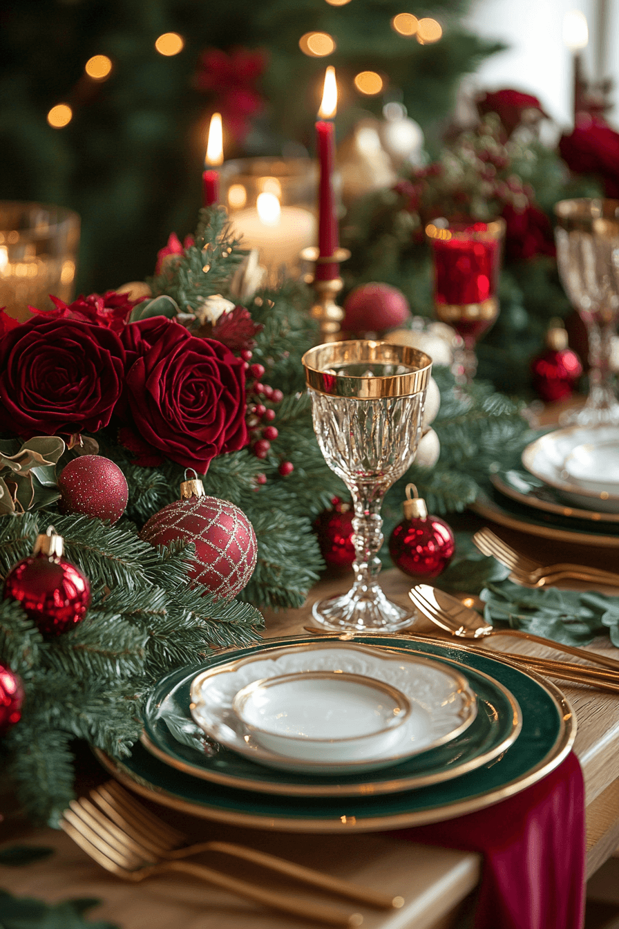 29 Christmas Dinner Table Settings That Spark Holiday Joy