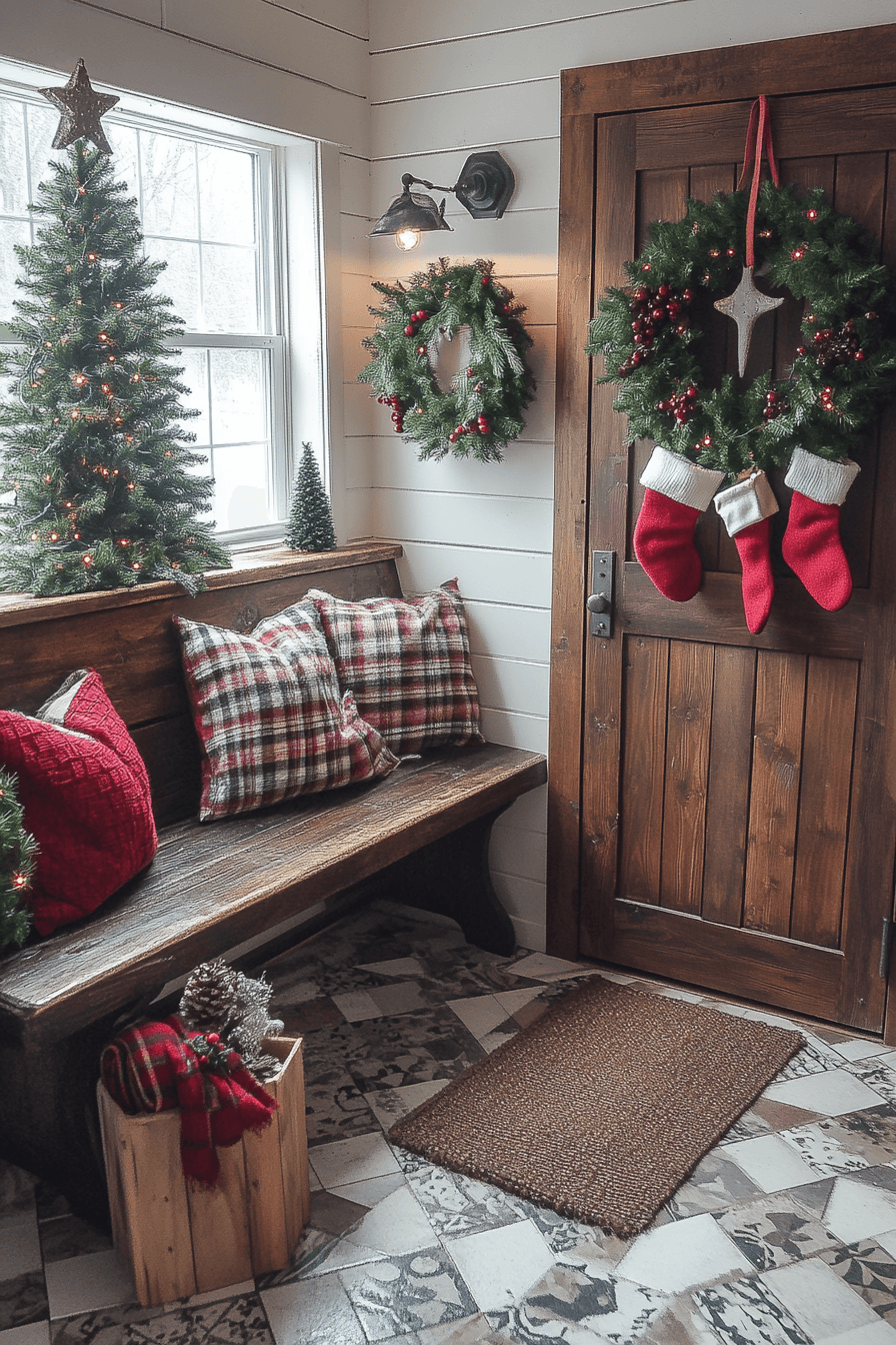 29 Farmhouse Christmas Decor Ideas That Wrap Your Home in Country Christmas Spirit
