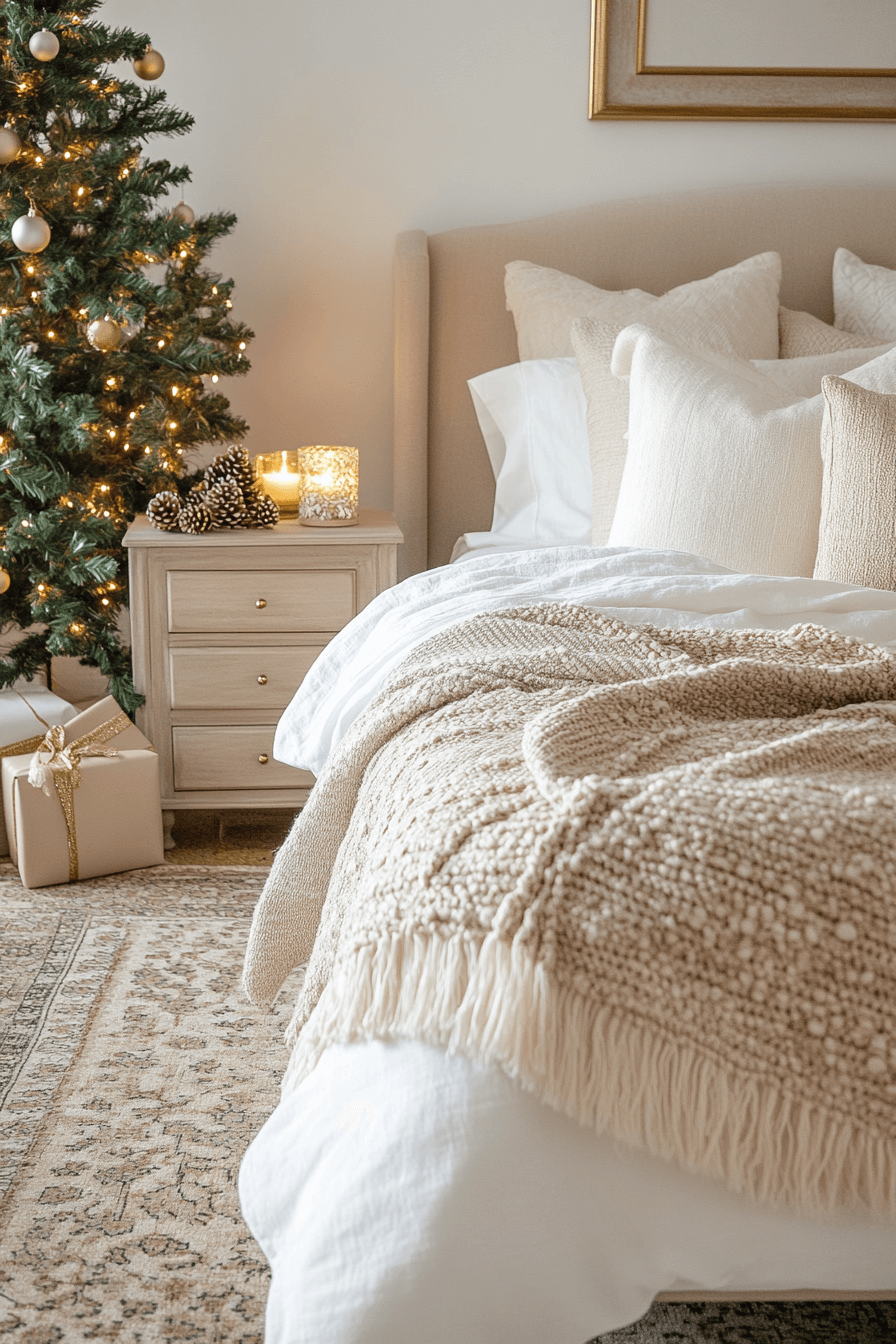 29 Christmas Bedroom Ideas That Make Your Space Shine With Christmas Spirit
