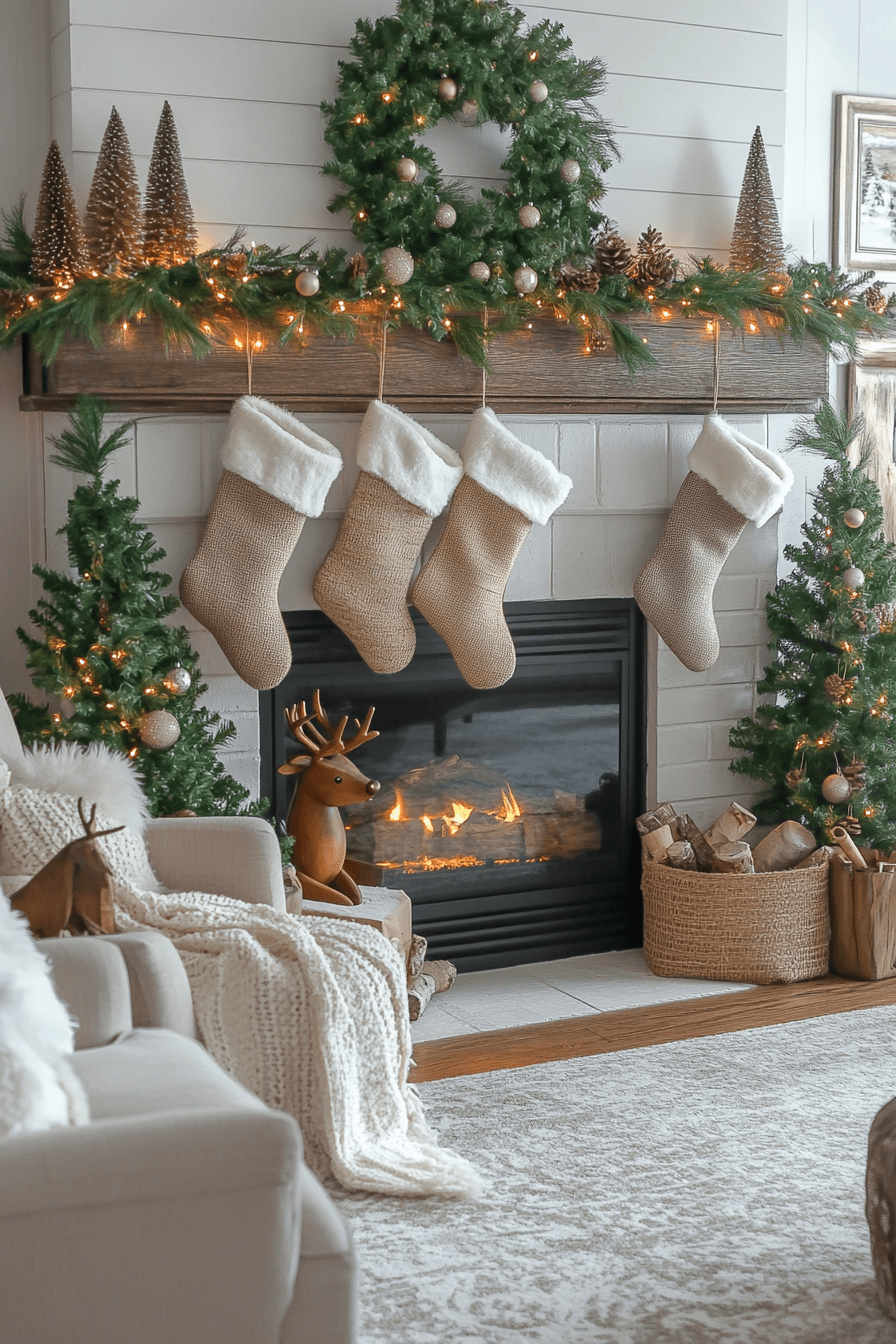 29 Christmas Mantel Decor Ideas That Create the Perfect Cozy Holiday Vibe