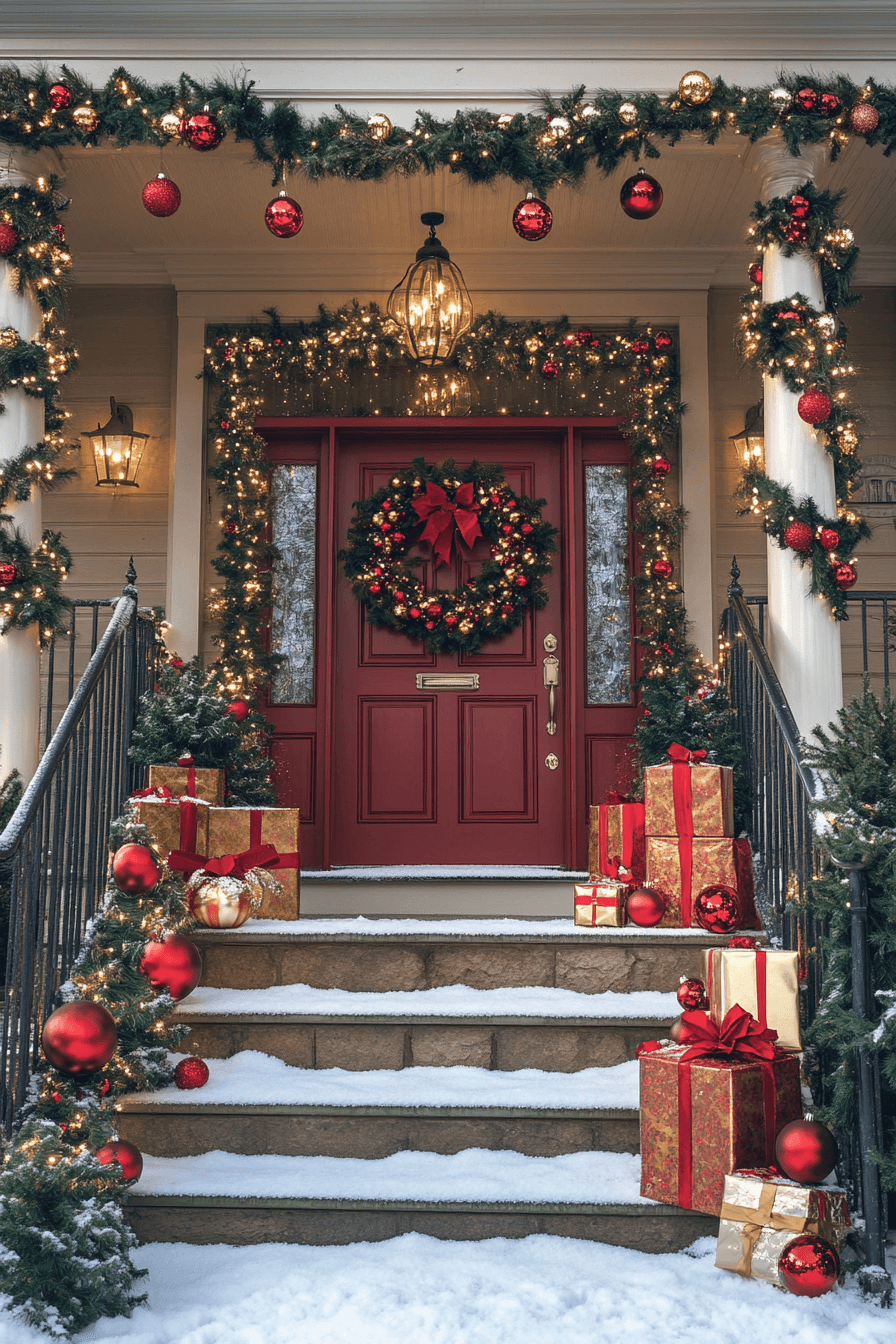29 Front Porch Christmas Decor Ideas That Spread Warmth and Joy All Season