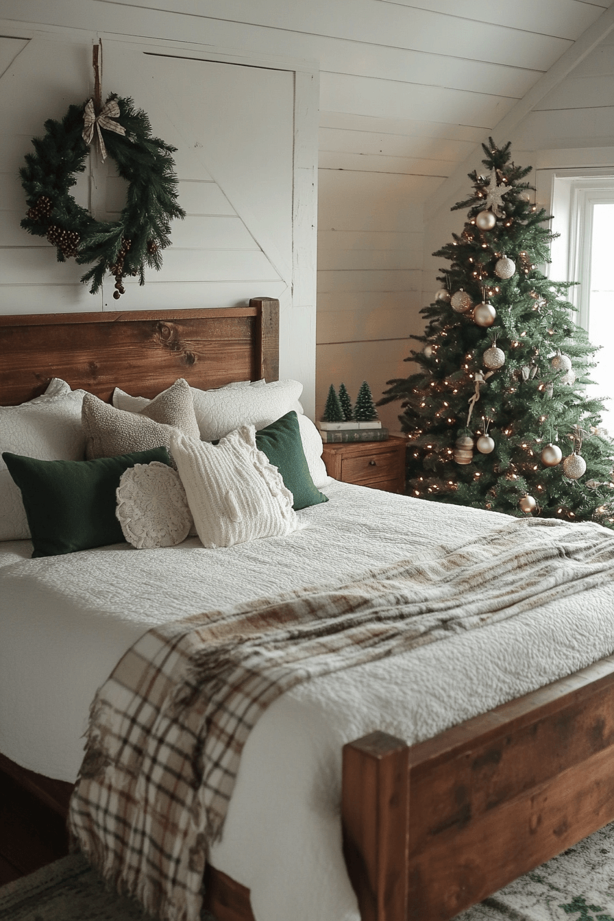 29 Farmhouse Christmas Decor Ideas That Wrap Your Home in Country Christmas Spirit