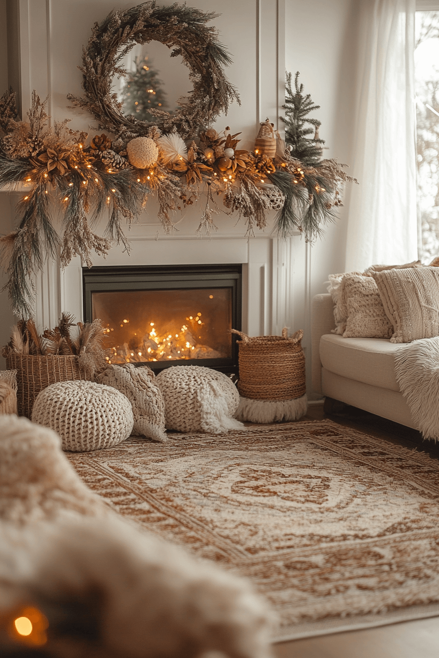 29 Christmas Mantel Decor Ideas That Create the Perfect Cozy Holiday Vibe