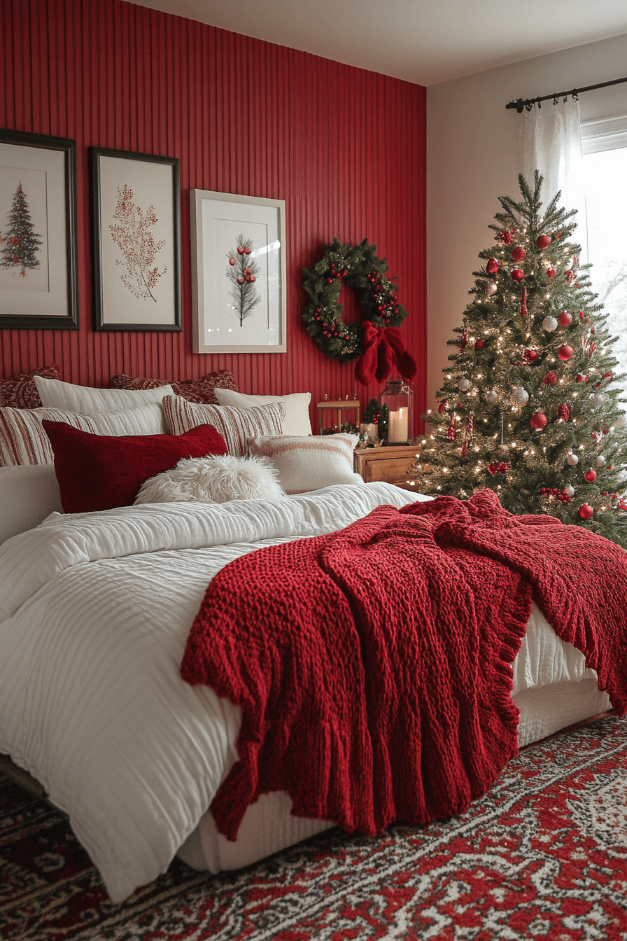 29 Christmas Bedroom Ideas That Make Your Space Shine With Christmas Spirit