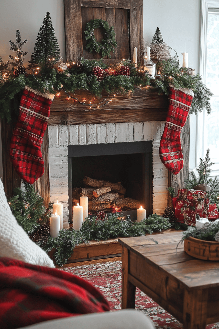 29 Christmas Mantel Decor Ideas That Create the Perfect Cozy Holiday Vibe