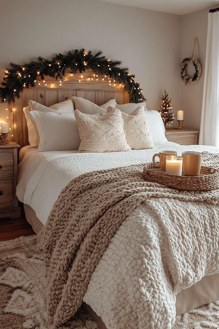 29 Christmas Bedroom Ideas That Make Your Space Shine With Christmas Spirit