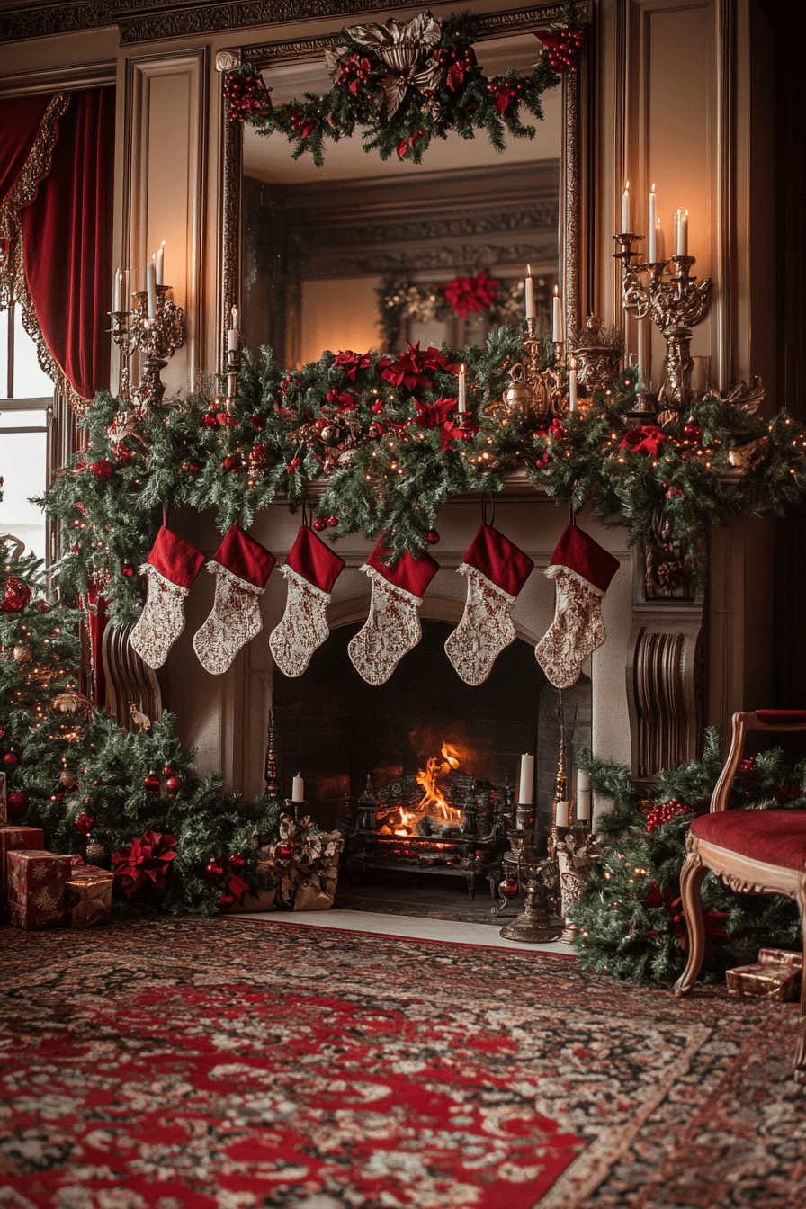 29 Christmas Mantel Decor Ideas That Create the Perfect Cozy Holiday Vibe