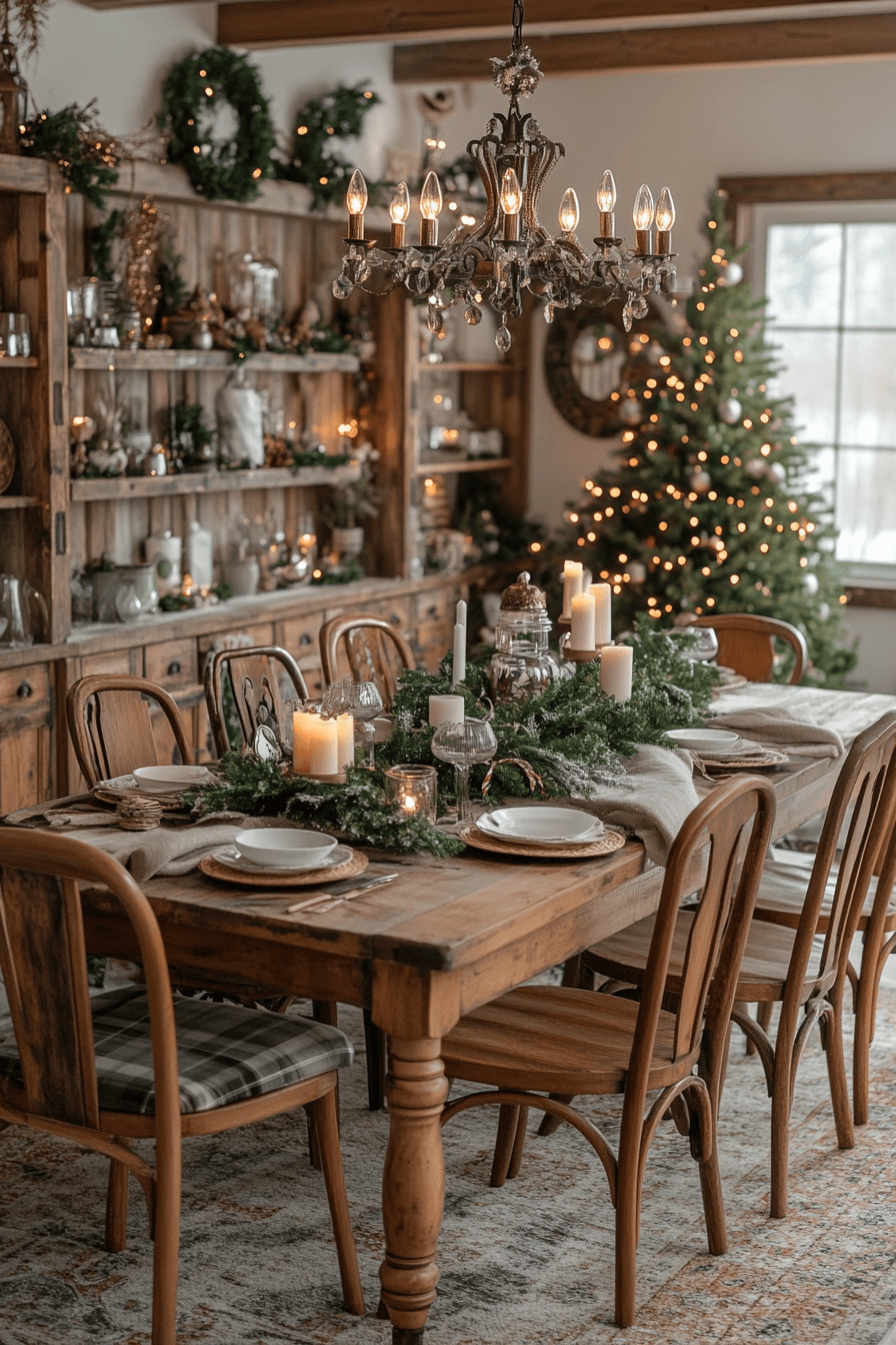 29 Farmhouse Christmas Decor Ideas That Wrap Your Home in Country Christmas Spirit