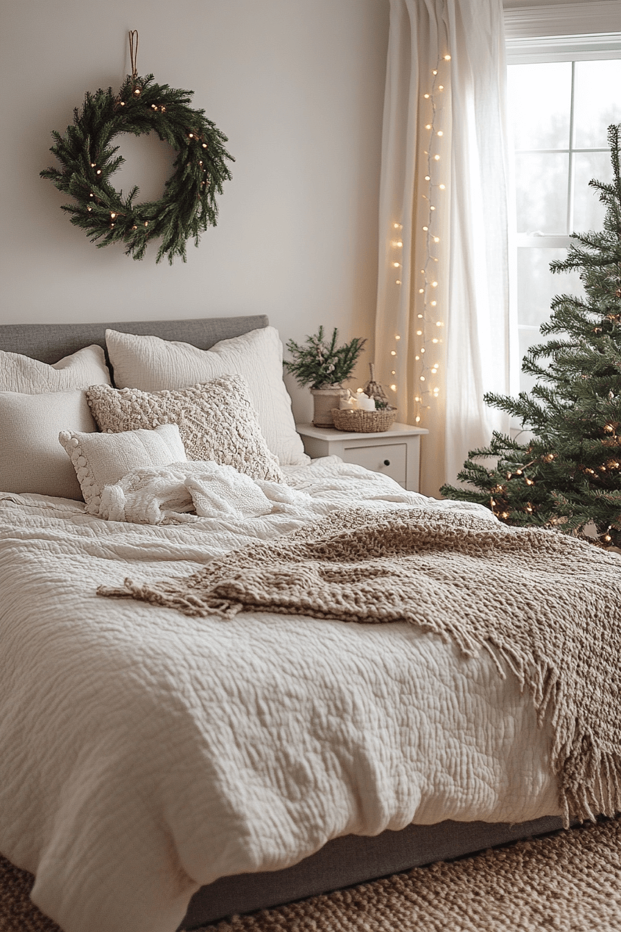 29 Christmas Bedroom Ideas That Make Your Space Shine With Christmas Spirit