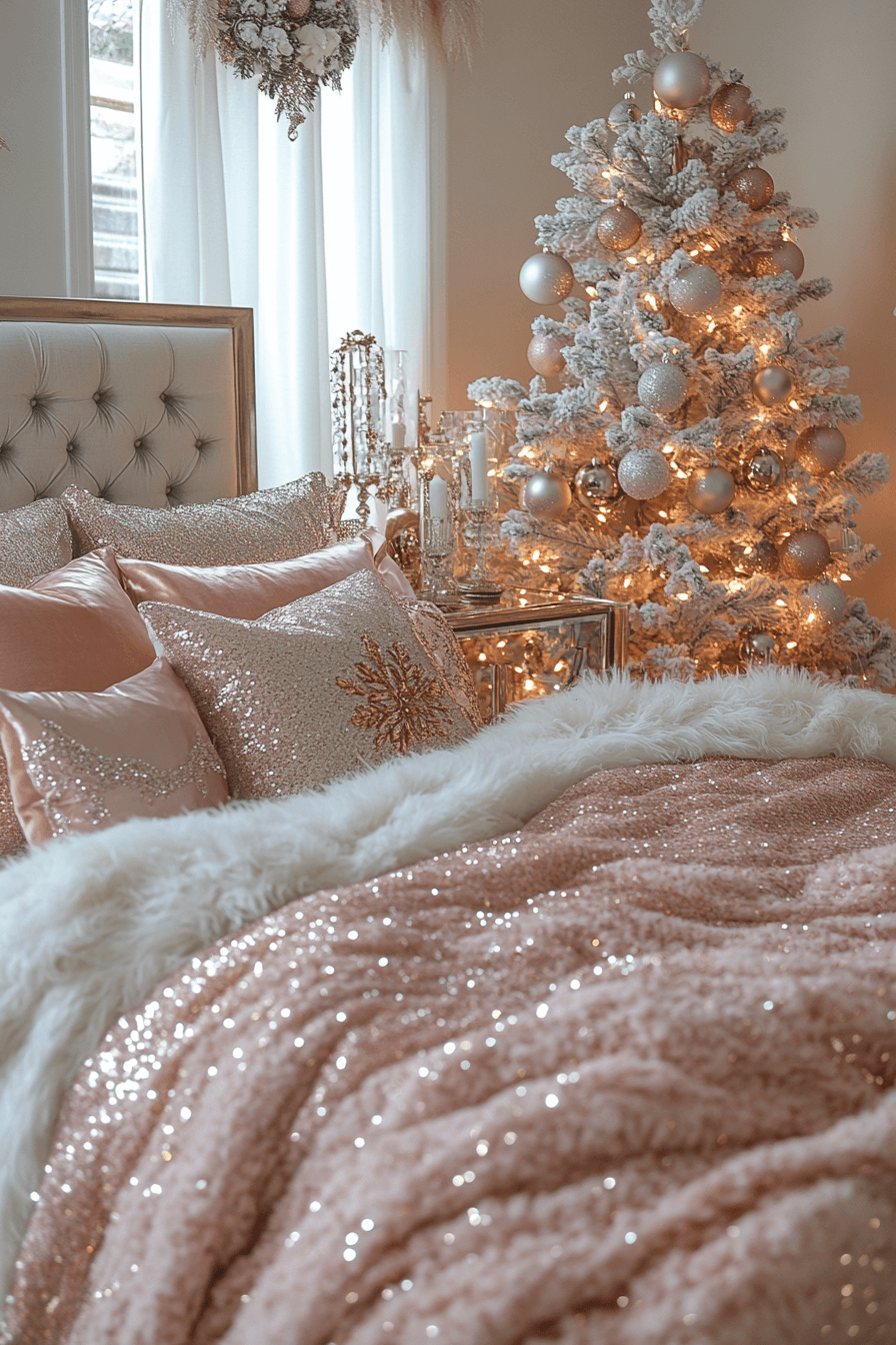 29 Christmas Bedroom Ideas That Make Your Space Shine With Christmas Spirit