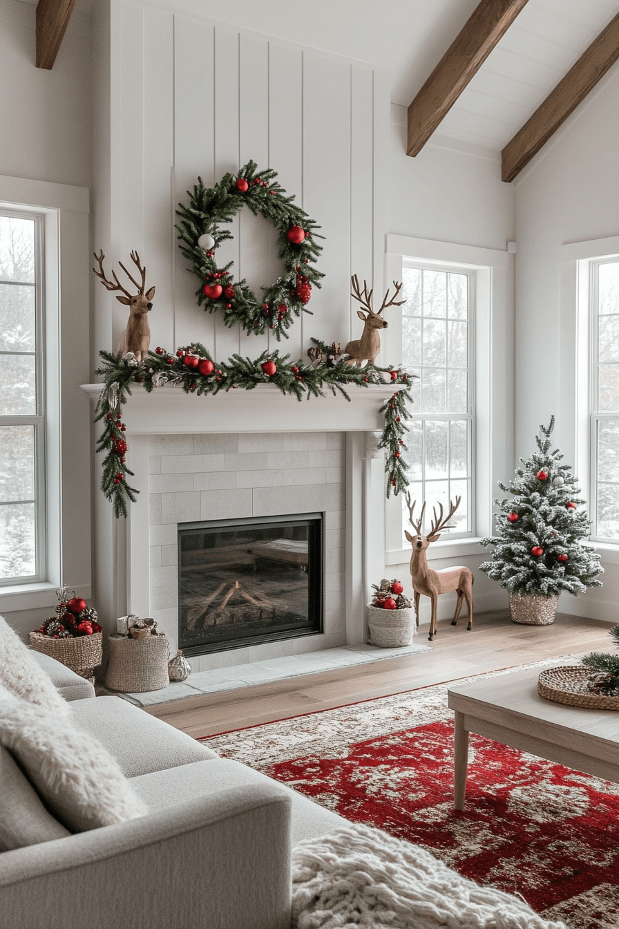 29 Christmas Mantel Decor Ideas That Create the Perfect Cozy Holiday Vibe