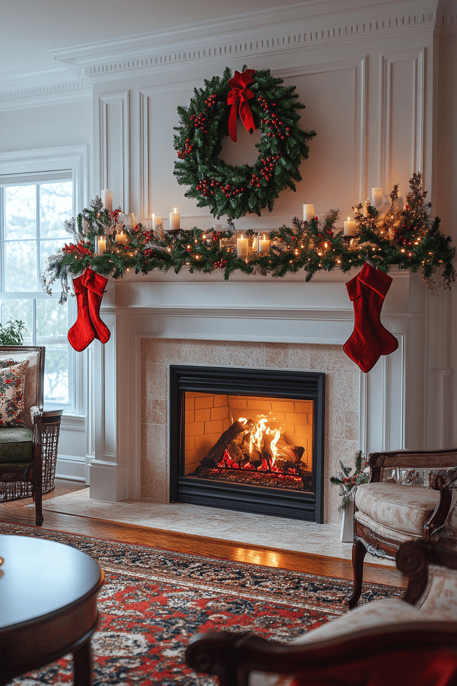 29 Christmas Mantel Decor Ideas That Create the Perfect Cozy Holiday Vibe