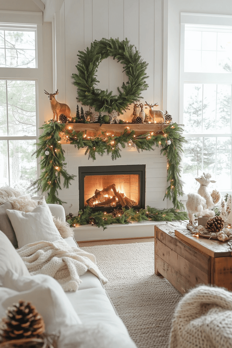 29 Christmas Mantel Decor Ideas That Create the Perfect Cozy Holiday Vibe