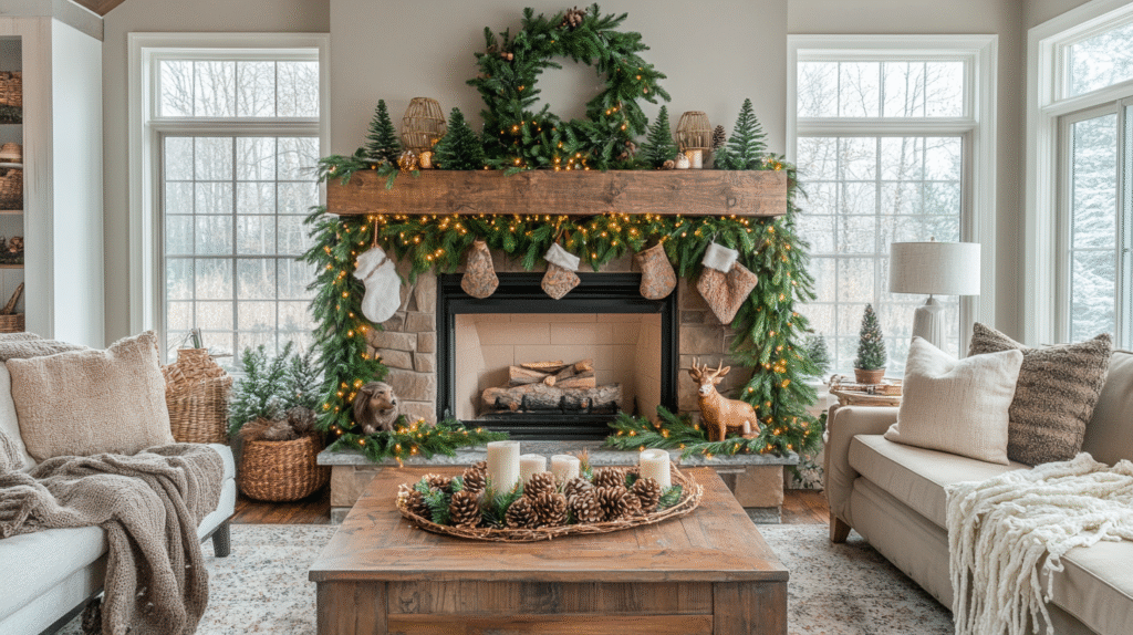 Christmas Mantel Decor