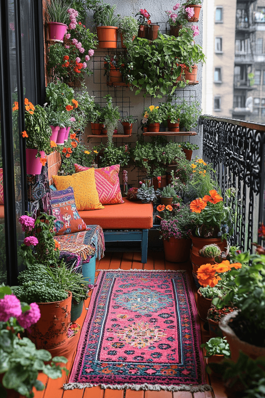 24 Small Apartment Balcony Ideas That Create A Cheerful Little Retreat