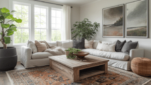 modern farmhouse interior